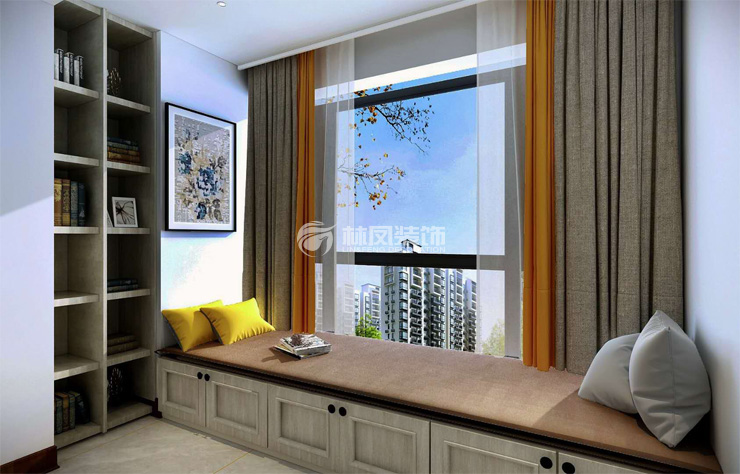 臥室陽臺(tái)榻榻米設(shè)計(jì)裝修效果圖