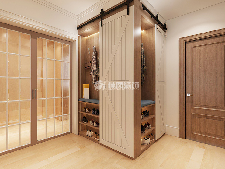 衣帽間谷倉門設(shè)計(jì)裝修效果圖