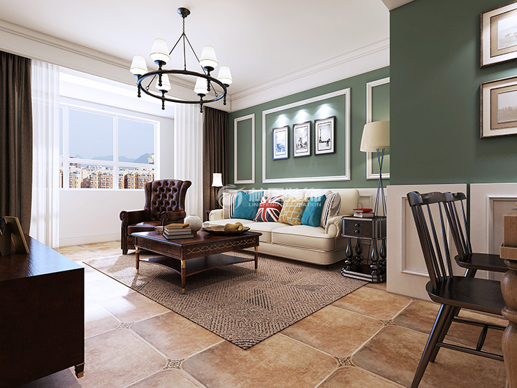 護墻板沙發(fā)背景墻設(shè)計裝修效果圖