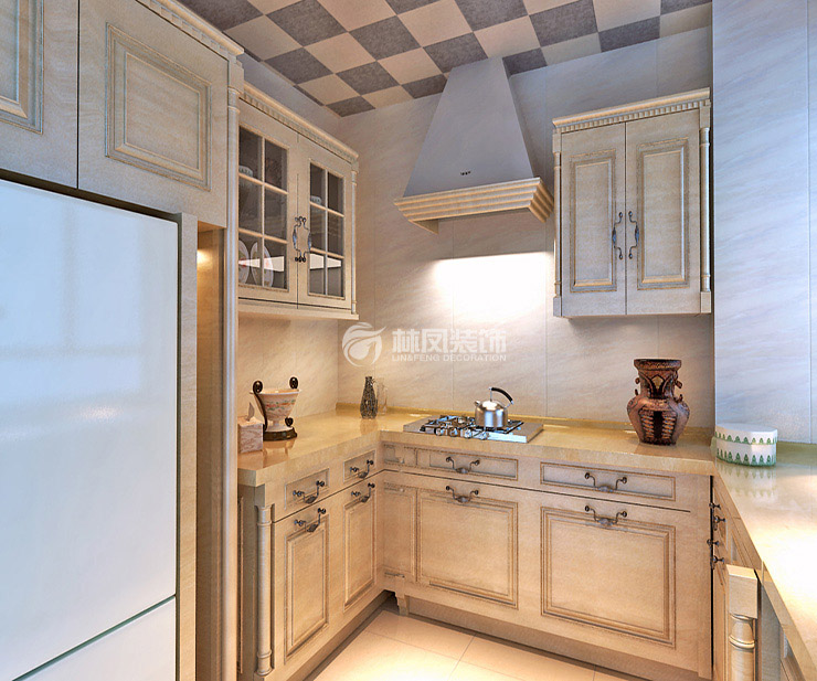 美式風(fēng)格櫥柜臺面裝修效果圖