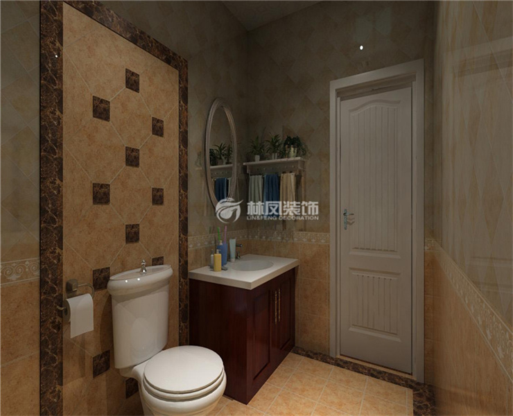 美式風格暗衛(wèi)設(shè)計裝修效果圖