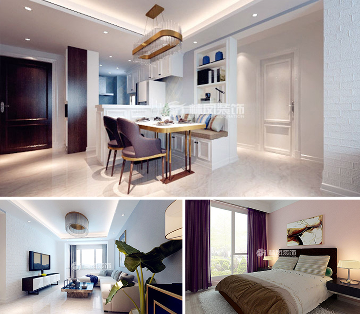 龍湖天璞148平現(xiàn)代風格裝修效果圖