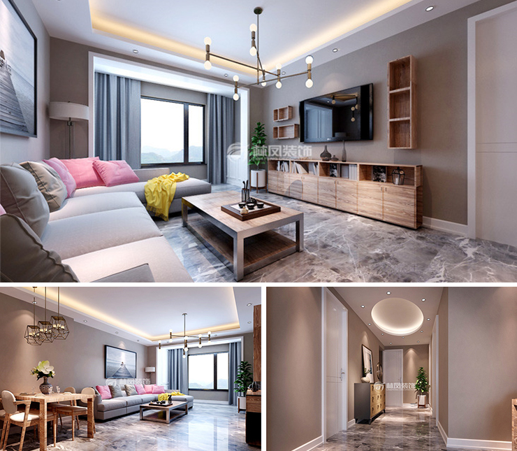 保利云禧116平現(xiàn)代風(fēng)格裝修效果圖