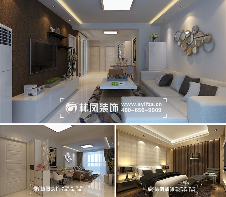 碧桂園瓏悅119平現(xiàn)代風(fēng)格裝修效果圖