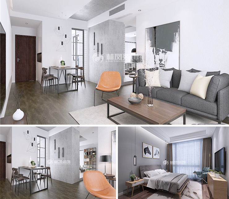 萬錦香樟樹云墅110平現(xiàn)代風(fēng)格裝修效果圖