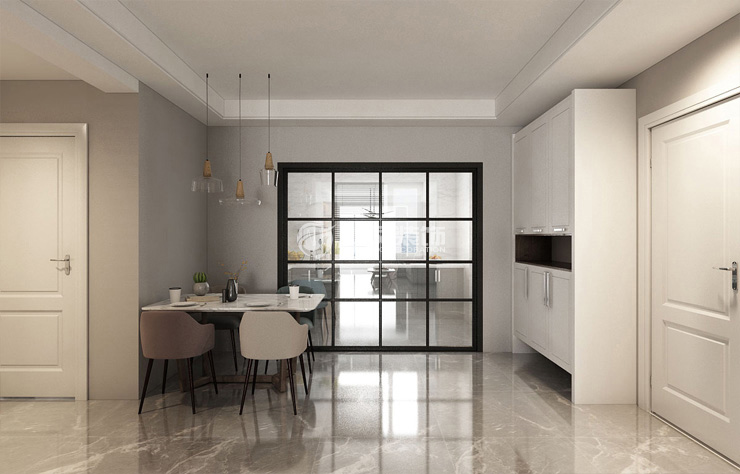 現(xiàn)代風格餐廳裝修效果圖