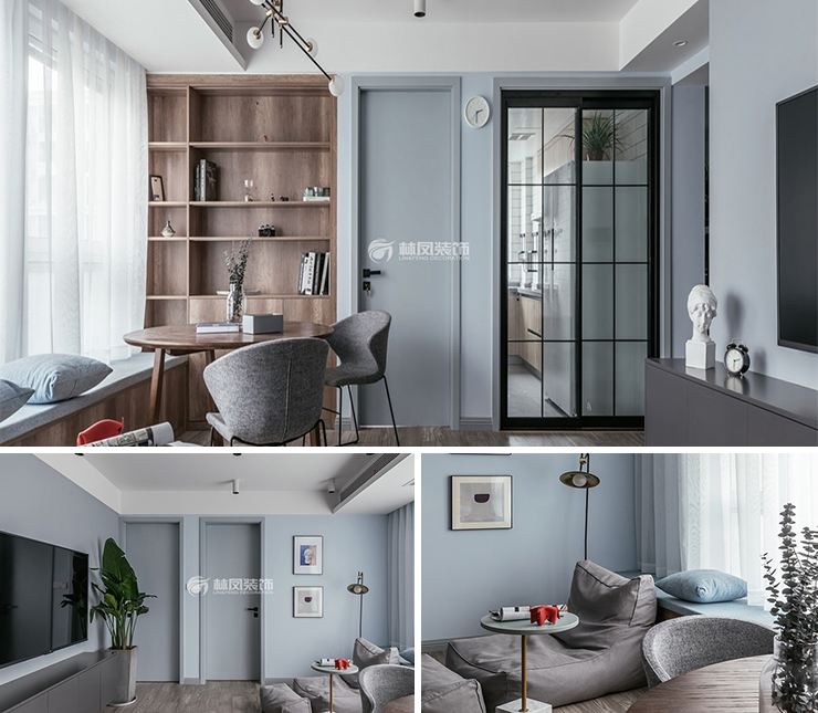 首創(chuàng)光合城 112平 北歐風格裝修效果圖