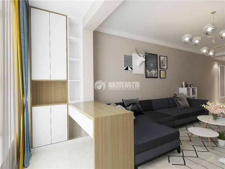 北歐風(fēng)格陽臺柜設(shè)計裝修效果圖