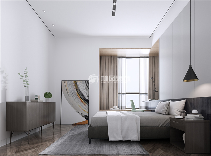 現(xiàn)代簡約風格臥室裝修效果圖