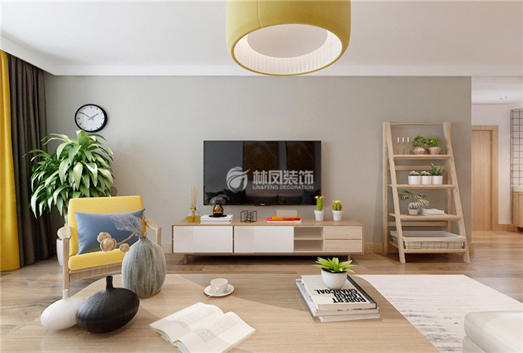 北歐風格客廳燈光設(shè)計裝修效果圖