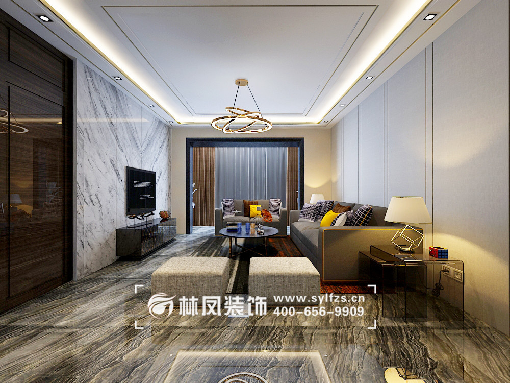 華潤二十四城-130平-港式風(fēng)格-客廳 (2).jpg