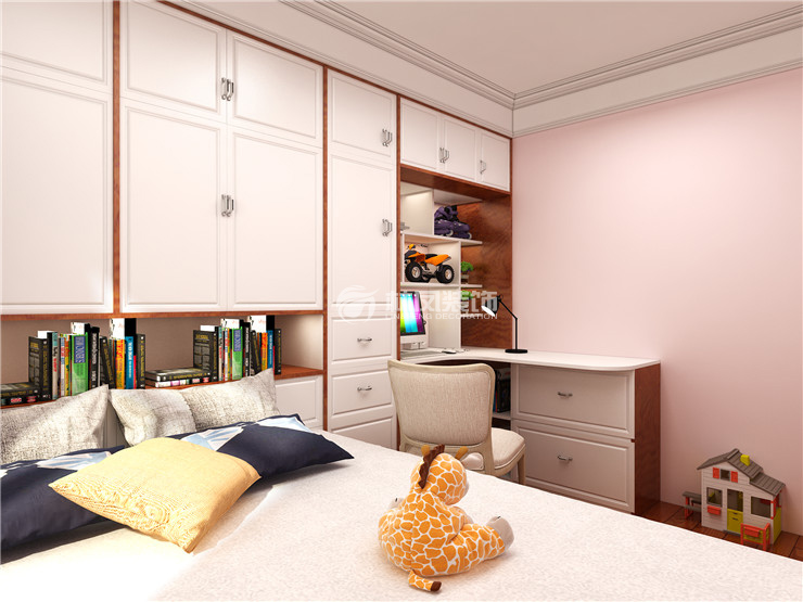 春江花月-110平-現(xiàn)代簡約風格-兒童房1.jpg