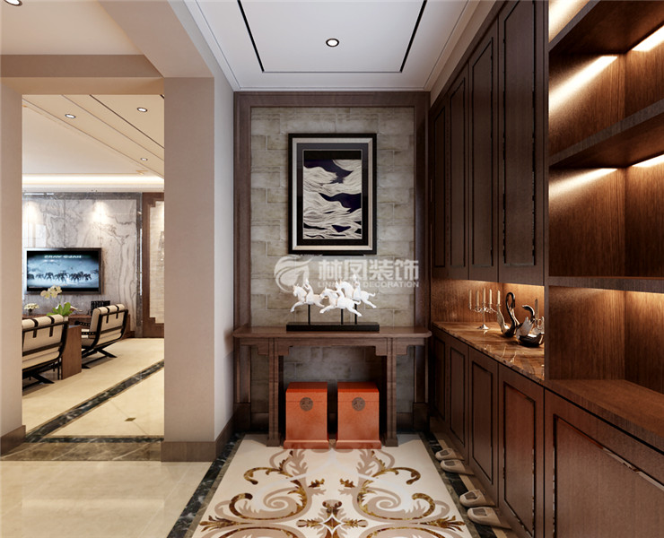 中糧隆璽-167平-新中式風(fēng)格-玄關(guān)1.jpg