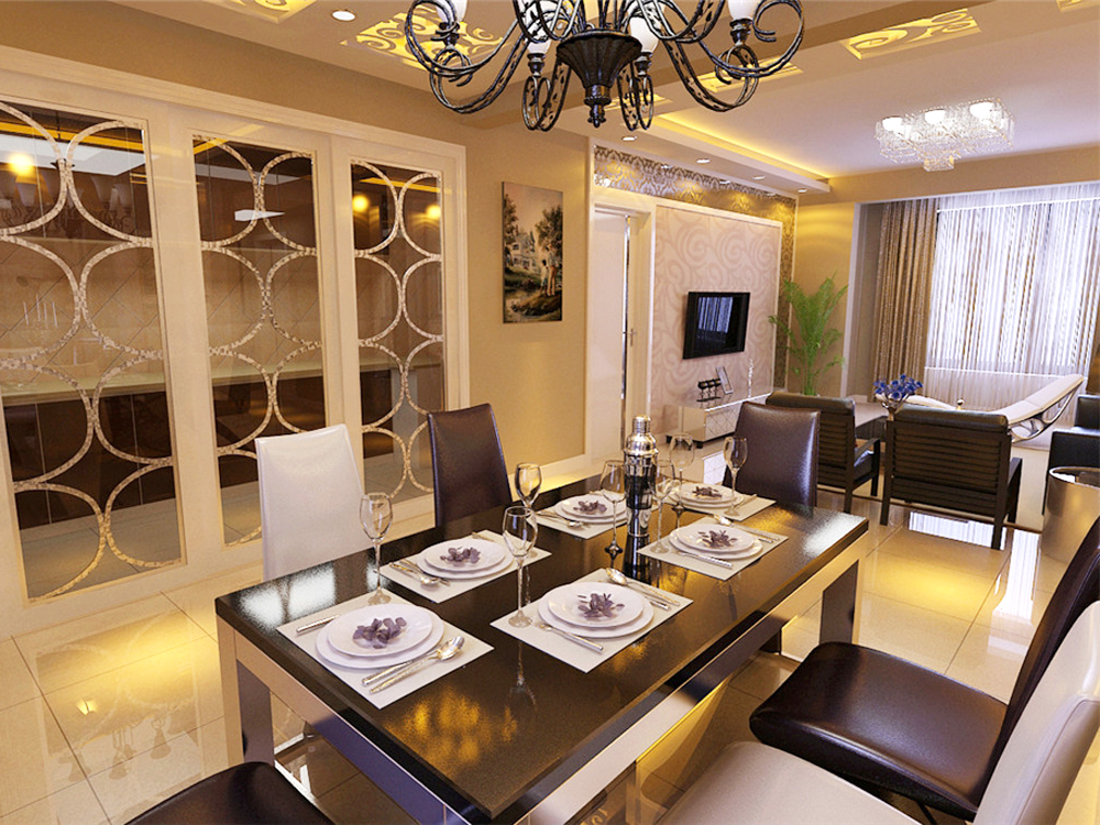 高陽(yáng)-金輝尚景150平現(xiàn)代-餐廳1.jpg