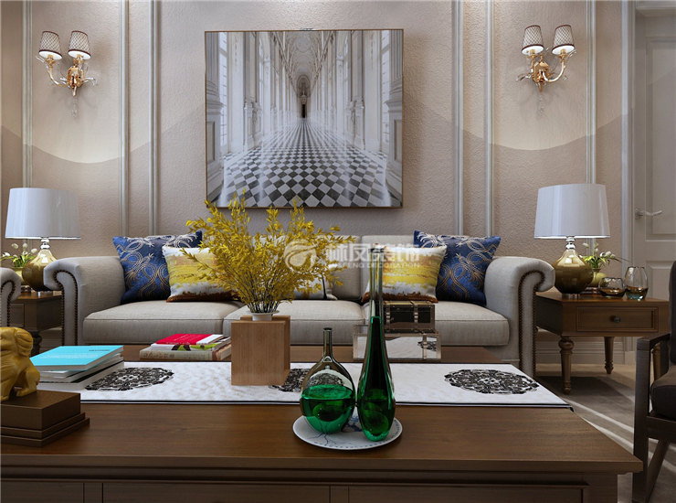 國瑞城-130平-美式風(fēng)格-客廳 (2).jpg