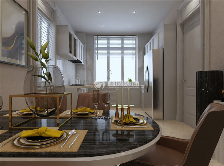 國瑞城-130平-美式風(fēng)格-餐廳.jpg
