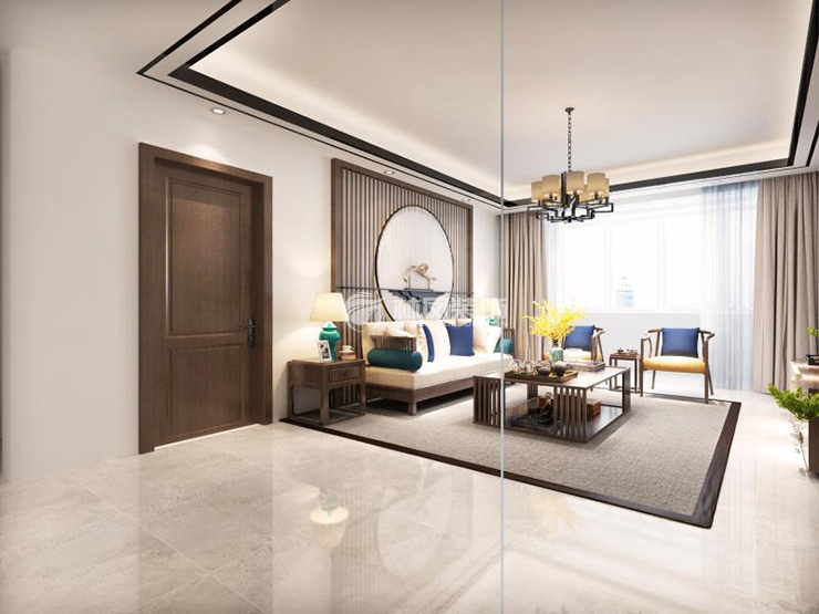 中?？党?125平-新中式風(fēng)格-客廳  (3).jpg