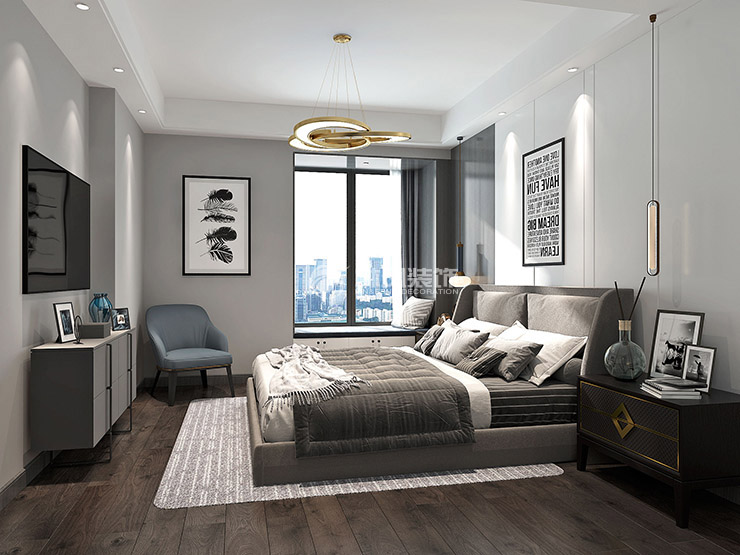 金水花城-99平-現(xiàn)代輕奢風格-臥室.jpg