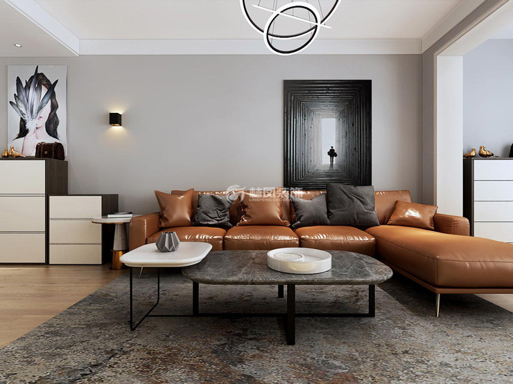 華潤翡翠城-100㎡-現(xiàn)代風格-客廳3.jpg