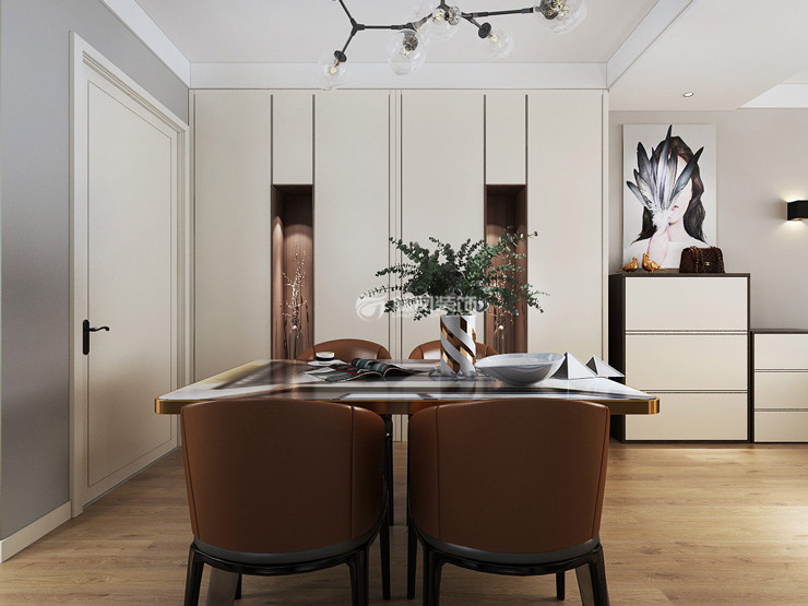 華潤翡翠城-100㎡-現(xiàn)代風格-餐廳2.jpg