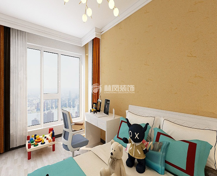 中海城尚城-136平-現(xiàn)代輕奢風格-兒童房.jpg