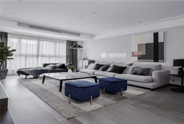 美的城-140平-現(xiàn)代簡約風格-客廳 (2).jpg