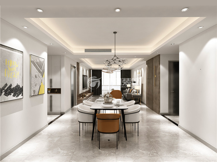 美的城-130平米-現(xiàn)代風格-餐廳2.jpg