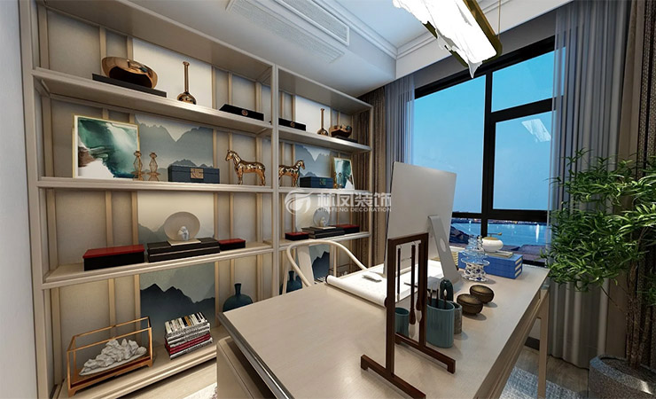 頤盛壹號(hào)公館 135平 現(xiàn)代  書(shū)房.jpg