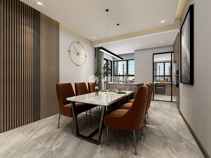 碧桂園名門(mén)-180平-現(xiàn)代原木-餐廳1.jpg