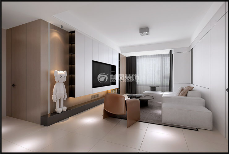 萬科·府前壹號-130平-現(xiàn)代奶油-會客廳.jpg